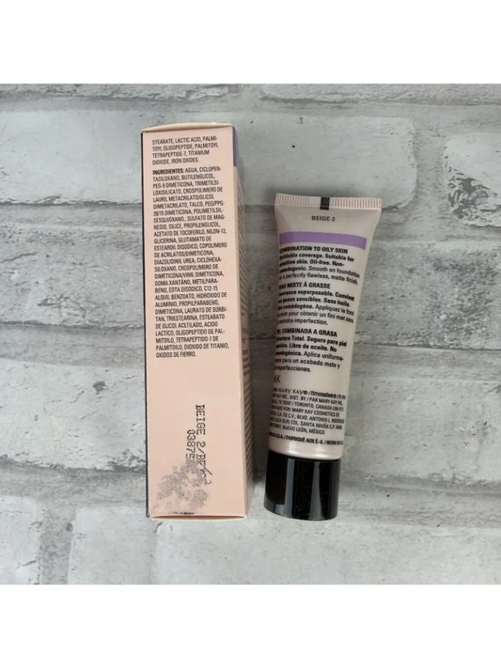 Mary Kay 038758 Beige 2 Timewise Matte Liquid Foundation 1oz Combo To Oily NOS